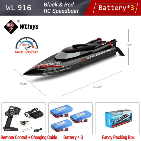 SpeedWave RC Racer Boat