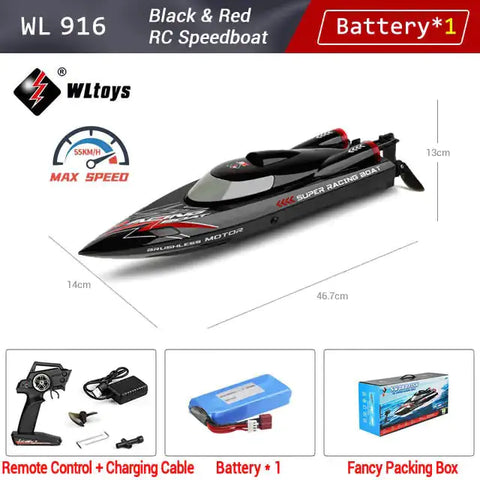 SpeedWave RC Racer Boat