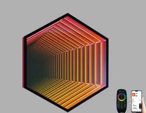 Custom LED 3D Illusion Mirror