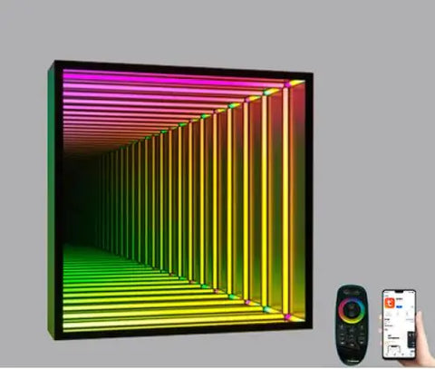 Custom LED 3D Illusion Mirror