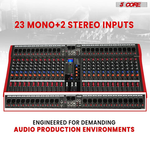 5Core ProMix 24-Channel Bluetooth Mixer